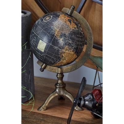 Aluminum Rustic Globe 12 x 7 x 6