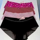 Victoria's Secret Intimates & Sleepwear | Brand New! 4 Pair Bundle, Victoria Secret Hiphuggers! | Color: Black/Pink | Size: Xl