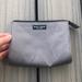 Kate Spade Bags | Kate Spade Vintage Gray Silver Satin Wristlet Make Up Bag Purse Zipper Close | Color: Black/Gray | Size: Os
