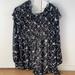 Free People Dresses | Free People Flowy Floral Print Dress: Size Xs | Color: Black/White | Size: Xs