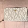 Michael Kors Accessories | Michael Kors Wristlet | Color: Cream | Size: Os