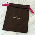 Kate Spade Other | Kate Spade Brown Pink Drawstring Pouch | Color: Brown/Pink | Size: 4 3/4” L X 6” H
