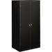 Hon Brigade 5-Shelf Black Storage Cabinet Stainless Steel in Black/Gray | 73.5 H x 37 W x 29 D in | Wayfair SC2472P