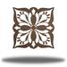 Dakota Fields Blossom Mandala Wall Décor Metal in Orange/Brown | 18 H x 18 W x 0.06 D in | Wayfair E2CD810156504EC9B2C7AC06930A336B