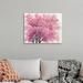 Red Barrel Studio® Pink Cherry Blossom Tree I Canvas Wall Art Canvas in Green/Red | 24 H x 30 W x 1.25 D in | Wayfair