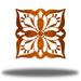 Dakota Fields Blossom Mandala Wall Décor Metal in Brown | 18 H x 18 W x 0.06 D in | Wayfair 150221D6BD9346C29729BEC031B5051D