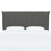 Birch Lane™ Halcyon Upholstered Panel Headboard Polyester in Black | 49 H x 76 W x 4 D in | Wayfair 6D689C1495D74970B0B23D289C8E4A33