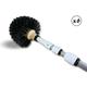 Tête de loup balai brosse boule Manche télescopique aluminium - Quantité x 6 - Tête de loup pro