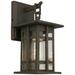 Eglo Arlington 11" High Matte Bronze Outdoor Wall Light