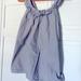 J. Crew Tops | Adorable Jcrew Top With Ruffle Scoop Neck And Crisscross Back Straps | Color: Gray | Size: 14