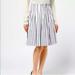 Kate Spade Skirts | Kate Spade New York Broome Street Stripe Skirt, White/Blue, Size 4 | Color: Blue/White | Size: 4