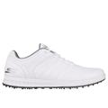 Skechers Men's GO GOLF Pivot Shoes | Size 10.5 | White/Gray | Textile/Synthetic