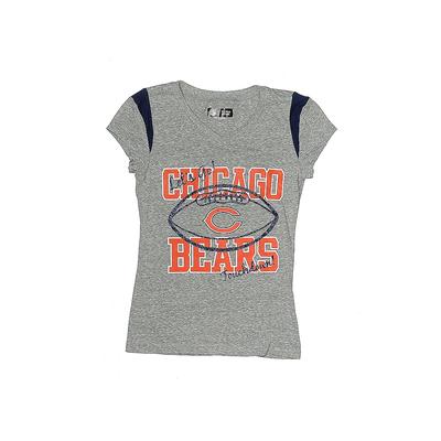NFL Sleeveless T-Shirt: Gray Tops - Kids Girl's Size 6