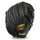 Franklin Sports Baseball and Softball Glove - Field Master - Baseball and Softball Mitt - Adult and Youth Glove - Right Hand Throw - 14" - Black/Gold