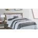 Latitude Run® Hornblow Reversible Comforter Set Polyester/Polyfill/Microfiber in White/Black | Full Comforter + 7 Additional Pieces | Wayfair