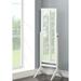 George Oliver Bethzy Traditional Cheval Mirror Wood in White | 59 H x 19 W x 2 D in | Wayfair E3A2D857ABB8440F99AC20DDF5677084