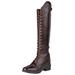 Eliza Lace Up Tall Boot by SmartPak - 7.5 - Dark Brown - Smartpak