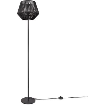 Paco Home - Stehlampe Modern Wohnzimmer Schlafzimmer Rattan Optik Boho Korb Stehleuchte E27 Image