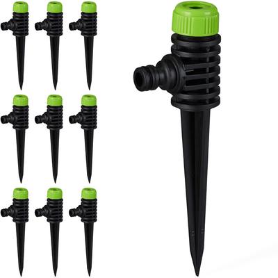10 x Sprühregner Garten, 1/2 Zoll Wasserschlauchanschluss, mit Erdspieß, Flächen bis 30 m², Image
