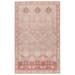 Bijou Machine Washable Medallion Pink/ Orange Area Rug