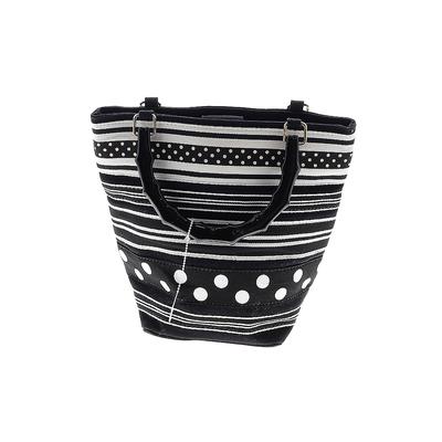 Tianni Handbags Satchel: Black Stripes Bags
