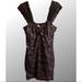 Torrid Dresses | Euc Vintage Torrid Stretchy Black Lace Bodycon Dress Knee Length - Size 2x | Color: Black/Cream | Size: Xxl
