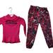 Adidas Matching Sets | Adidas Youth Girls Pink Multicolored Hooded Outfit Sz 4 | Color: Black/Pink | Size: 4g