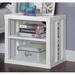 17 Stories Dmon Nightstand (USB), Red Metal in White | 20 H x 20 W x 17 D in | Wayfair 4D2498F628824BB2BCC38AFA71F4C865