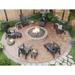 Andover Mills™ Basso Outdoor Conversation Set, 6 Chairs, 3 Footstools, and 3 Tables in Gray | 40 H x 31 W x 35 D in | Wayfair