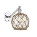 Innovations Lighting Bruno Marashlian Farmhouse Rope 13 Inch Wall Sconce - 317-1W-PC-G122-8RB