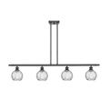 Innovations Lighting Bruno Marashlian Athens Water Glass 46 Inch 4 Light Linear Suspension Light - 516-4I-AB-G1215-6