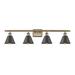 Innovations Lighting Bruno Marashlian Smithfield 36 Inch 4 Light Bath Vanity Light - 516-4W-AB-M8-BK