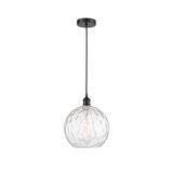 Innovations Lighting Bruno Marashlian Athens Water Glass 10 Inch Mini Pendant - 616-1P-BK-G1215-10-LED