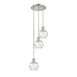 Innovations Lighting Bruno Marashlian Athens Deco Swirl 12 Inch 3 Light Multi Light Pendant - 113B-3P-SG-G1213-6