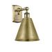 Innovations Lighting Bruno Marashlian Ballston Cone 11 Inch Wall Sconce - 516-1W-AB-MBC-8-AB-LED