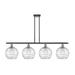 Innovations Lighting Bruno Marashlian Athens Deco Swirl 48 Inch 4 Light Linear Suspension Light - 516-4I-BAB-G1213-10-LED