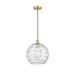 Innovations Lighting Bruno Marashlian Athens Deco Swirl 12 Inch Mini Pendant - 616-1P-SG-G1213-12-LED