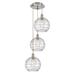 Innovations Lighting Bruno Marashlian Athens Deco Swirl 16 Inch 3 Light Multi Light Pendant - 113B-3P-PN-G1213-10