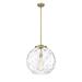 Innovations Lighting Bruno Marashlian Athens Water Glass 15 Inch Large Pendant - 221-1S-BB-G1215-16