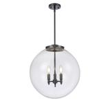 Innovations Lighting Bruno Marashlian Beacon 18 Inch Large Pendant - 221-3S-BK-G202-18-LED