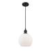 Innovations Lighting Bruno Marashlian Athens 8 Inch Mini Pendant - 516-1P-BK-G121-8-LED