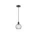 Innovations Lighting Bruno Marashlian Athens Water Glass 6 Inch Mini Pendant - 616-1P-BK-G1215-6-LED