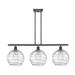 Innovations Lighting Bruno Marashlian Athens Deco Swirl 36 Inch 3 Light Linear Suspension Light - 516-3I-BK-G1213-10-LED