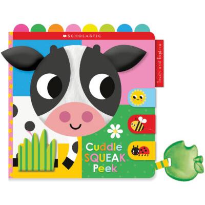 Scholastic Early Learners: Cuddle Squeak Peek Cloth Book