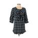 Gap Body Casual Dress: Blue Plaid Dresses - Women's Size X-Small