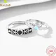 Bagues de Couple en argent Sterling 925 chevalier romantique couronne de princesse gardien cadeau