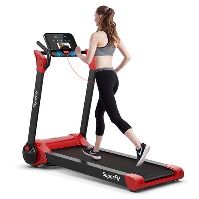 SuperFit 2.25HP Folding Electric Motorized Treadmill w/ Speaker - 55.9" x 30.5" x 49.5"