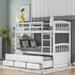Multi-function Bunk Bed with Trundle and Drawers