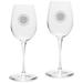 Carleton Knights 12oz. 2-Piece Luigi Bormioli Titanium White Wine Glass Set