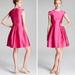 Kate Spade Dresses | Kate Spade Vail Pink Fuchsia Fit Flare Cap Sleeve Silk Blend Dress Size 12 | Color: Pink | Size: 12